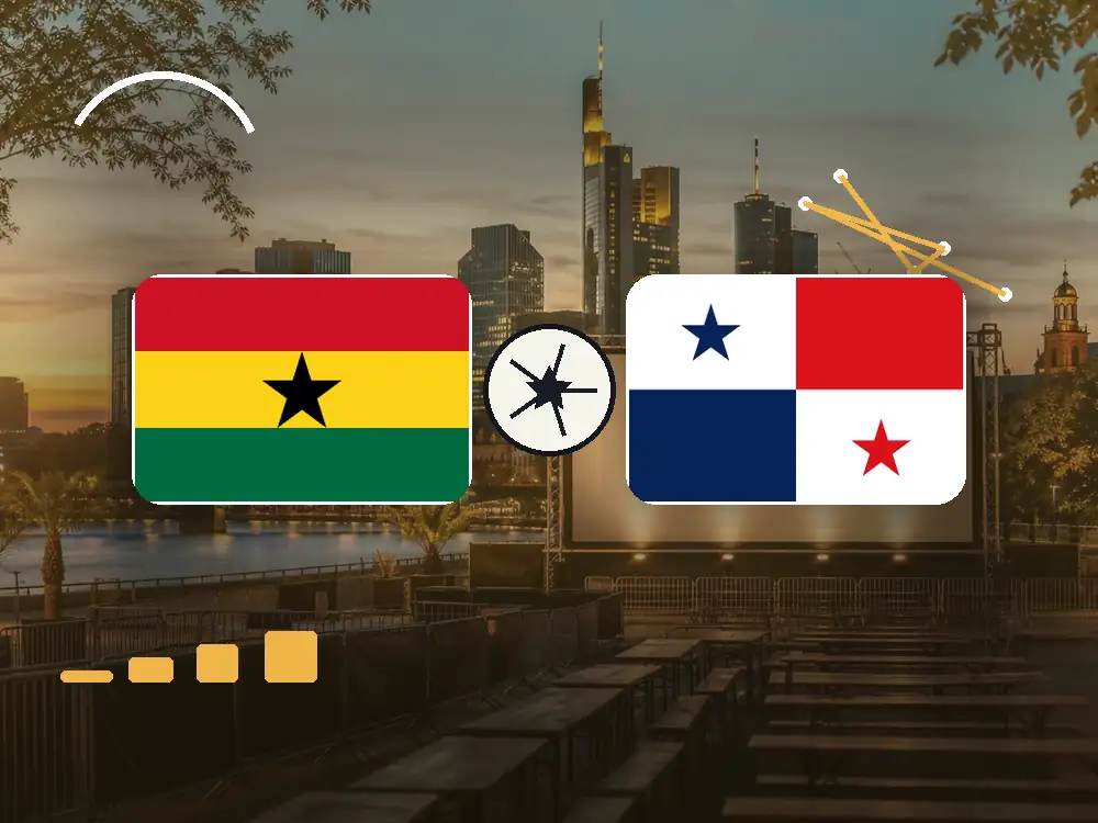 Ghana gegen Panama in Frankfurt schauen mit passenden Flaggen im WM-2026-Spielplan
