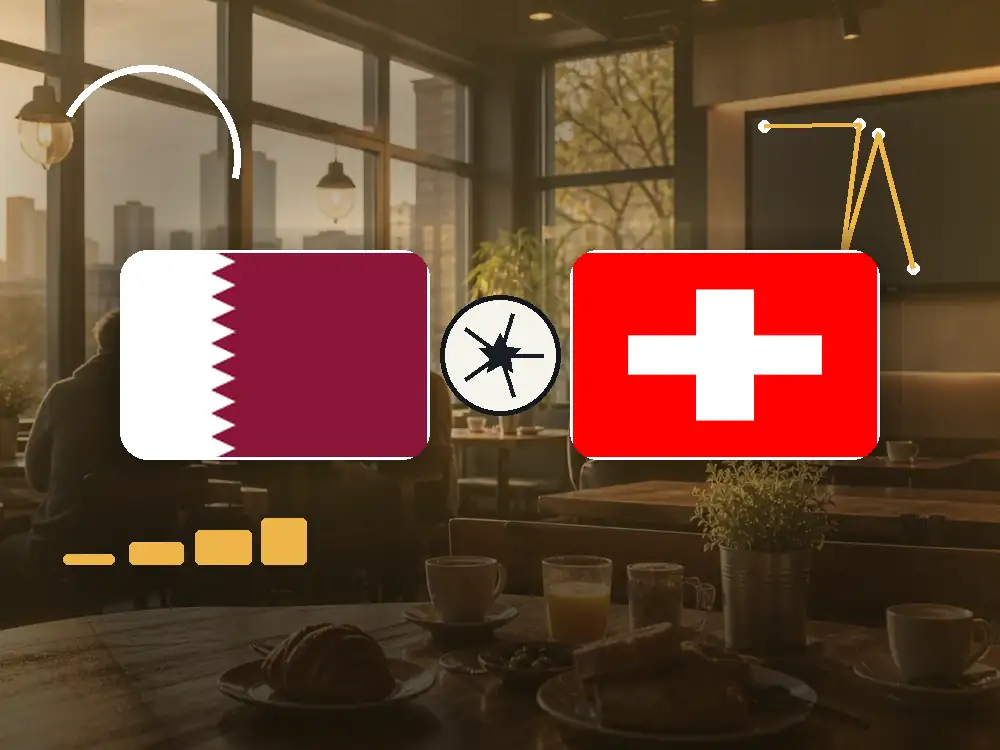 Katar gegen Schweiz in Frankfurt schauen mit passenden Flaggen im WM-2026-Spielplan