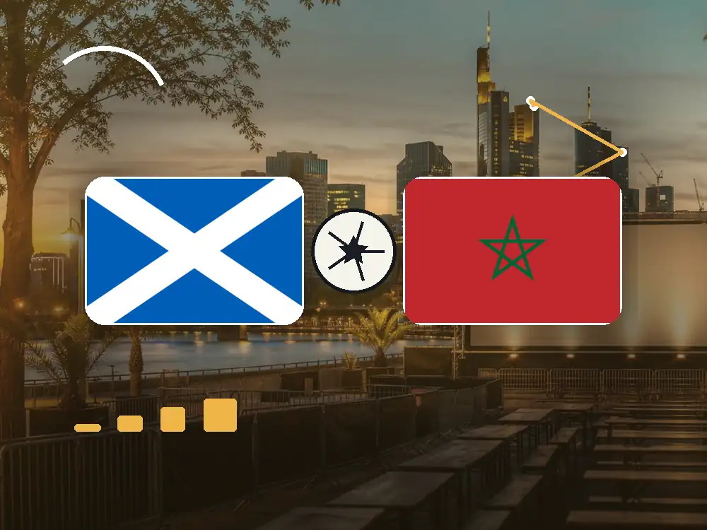 Schottland gegen Marokko in Frankfurt schauen mit passenden Flaggen im WM-2026-Spielplan